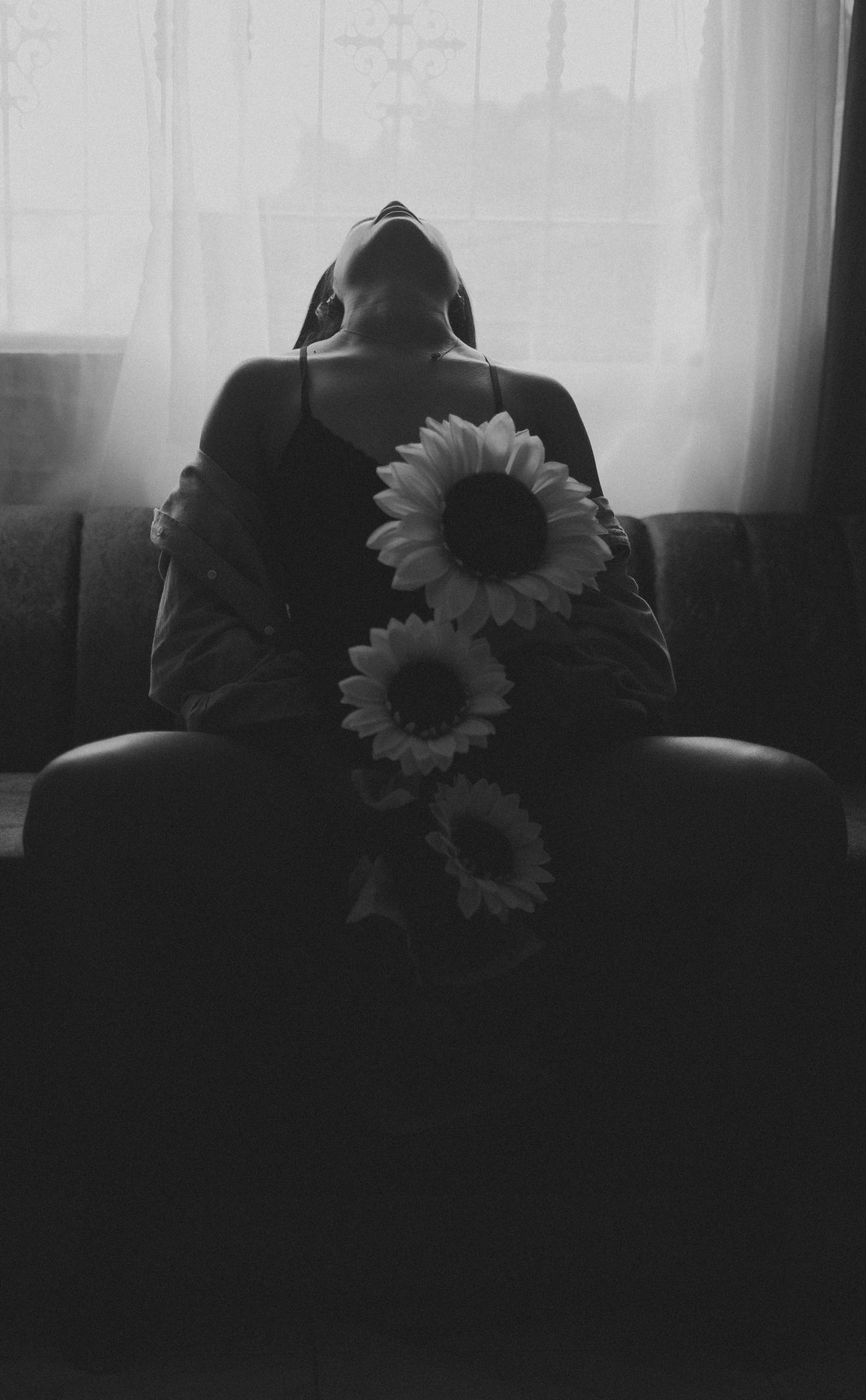 Retrato en blanco y negro